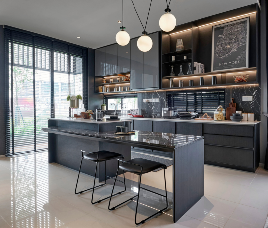 Custom cabinets for kitchen in Langley